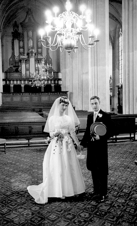 4-huwelijk Anneke Blom en Kees Zijderveld 25 nov 1960