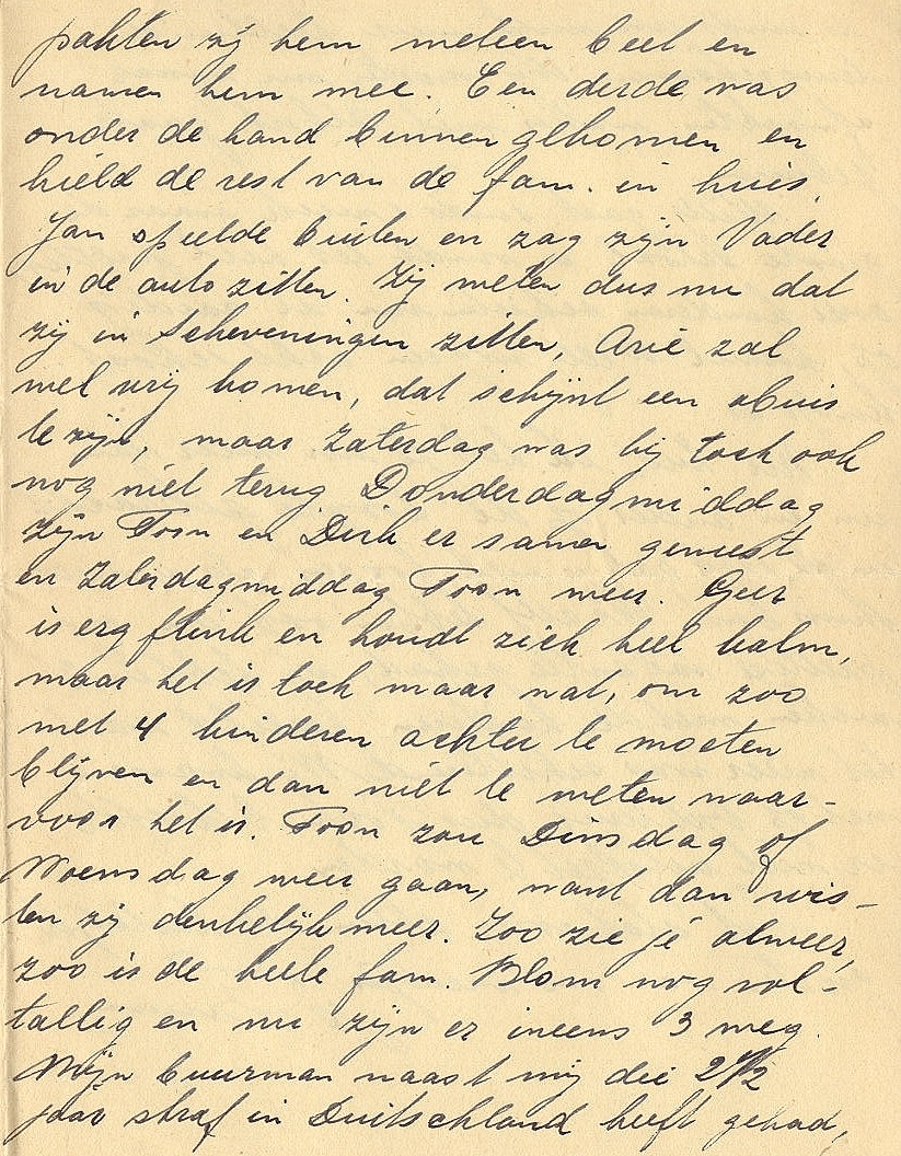 brief tante Truus aug 1943 blz 3